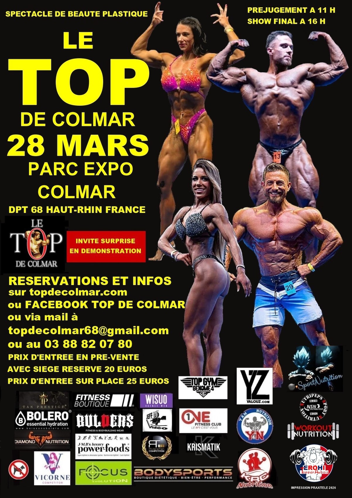 Affiche Officielle du Top de Colmar 2026