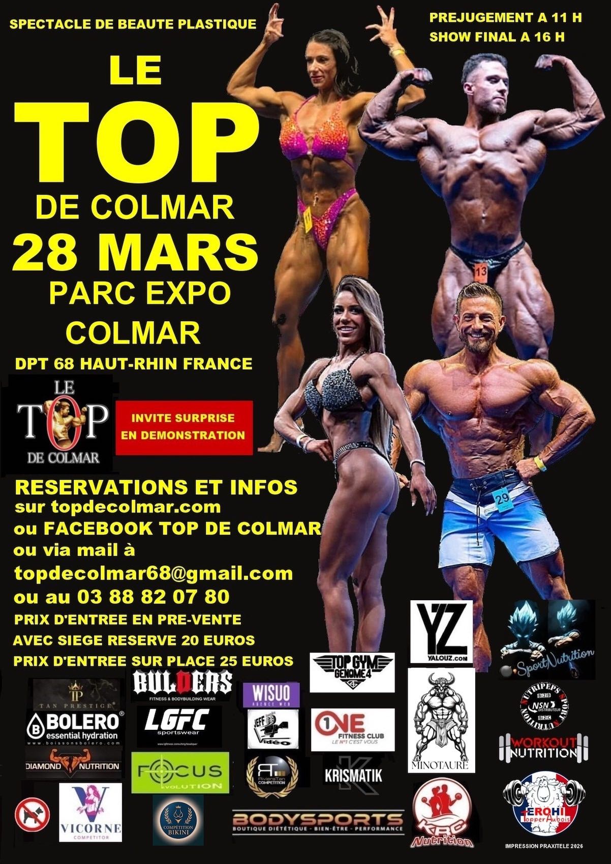Affiche Officielle du Top de Colmar 2026