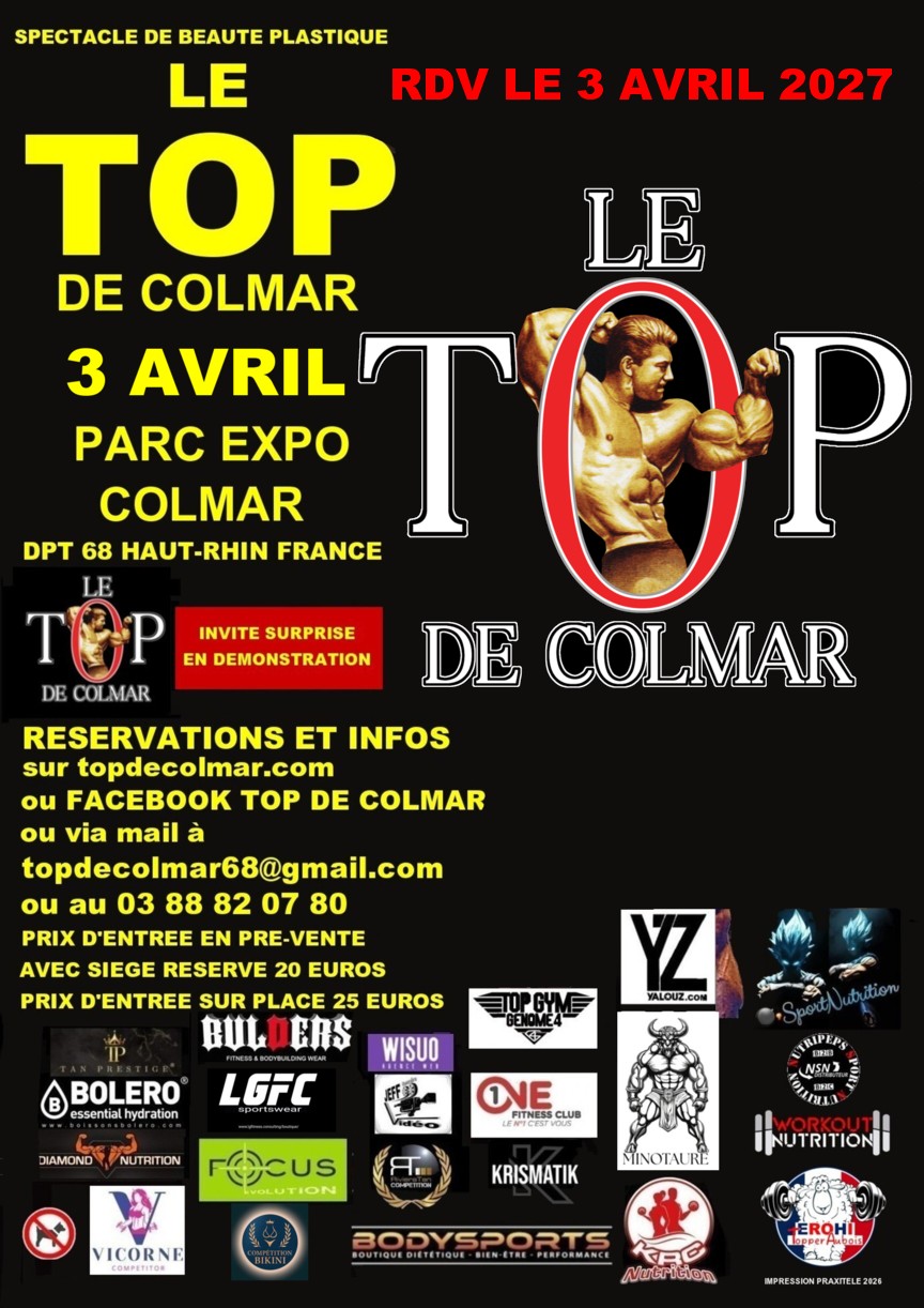 Preview Affiche Officielle du Top de Colmar 2027