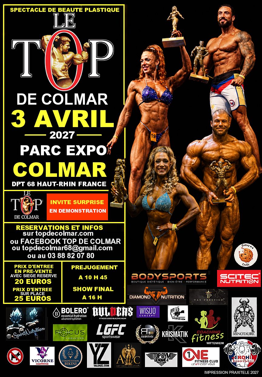 Affiche Officielle du Top de Colmar 2027